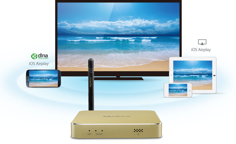 cast from mobile devices and PC to TV